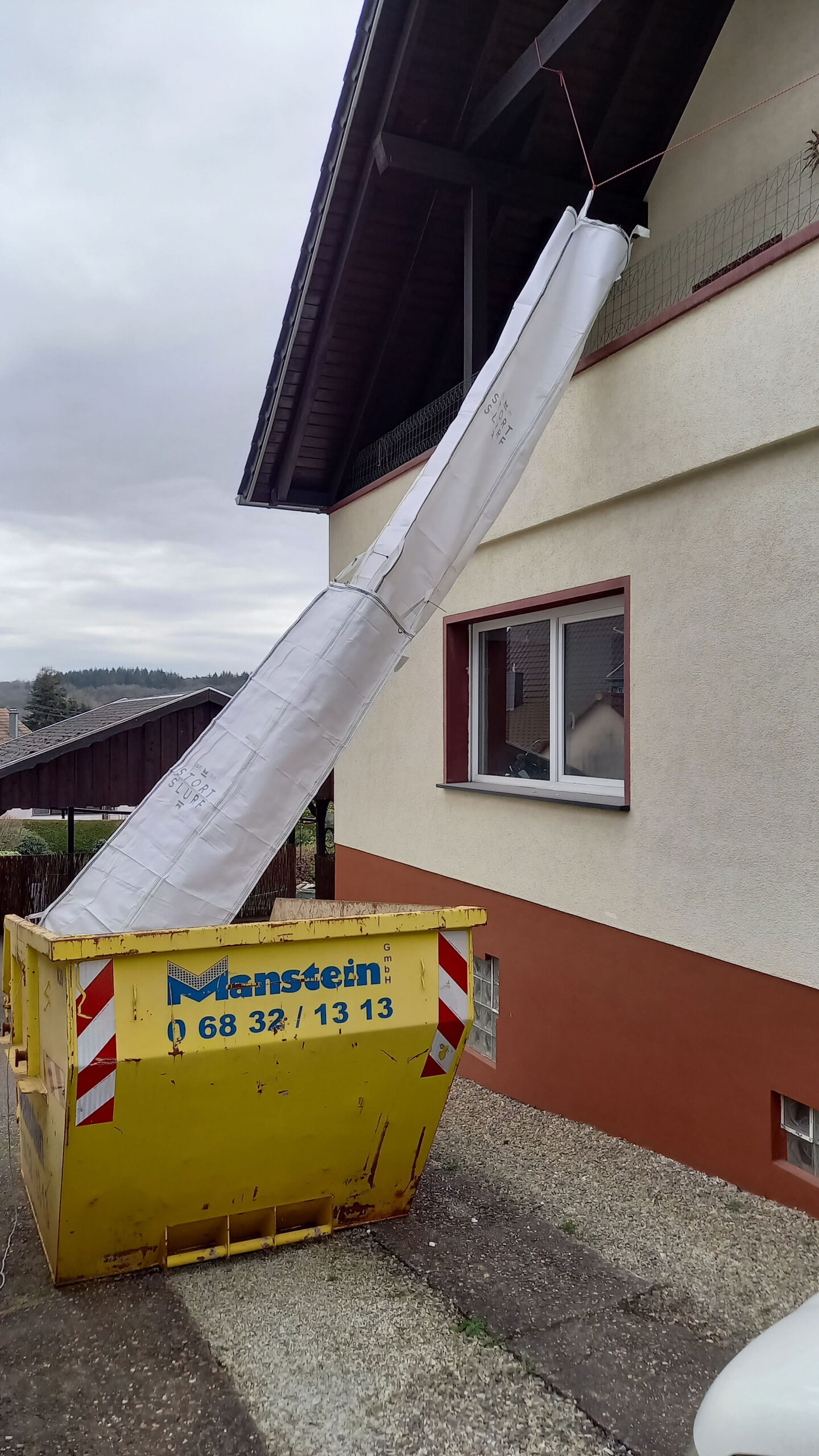 Fleksibelt nedkastrør for avfall - 3 meter lang - Image 4